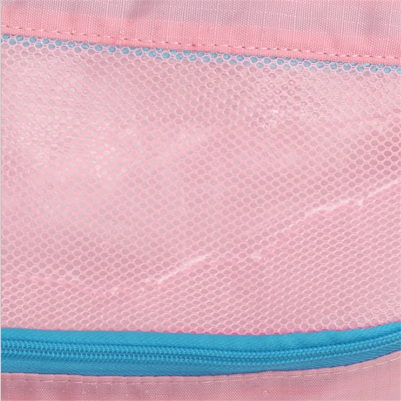 Promo waterproof nylon mesh travel organizer bag set