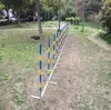 Dog Agility Training Slalom Dog weave poles