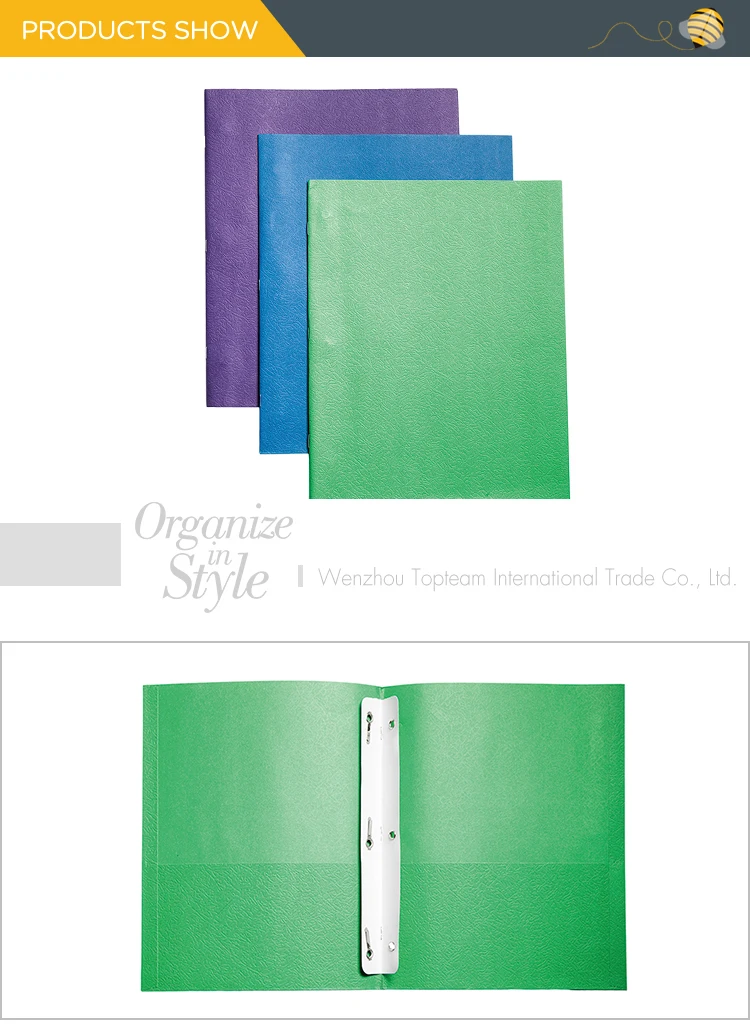 Paper Solid Color A4 Pocket Folders With 3 Prongs,Elastic Dile Folder Buy Elastic File Folder