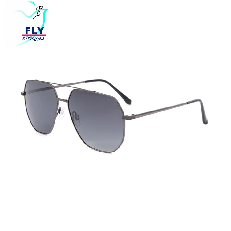 

high quality Polarized UV400 double bridge designer sun glasses