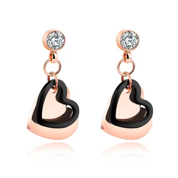 rose gold stud earrings sale