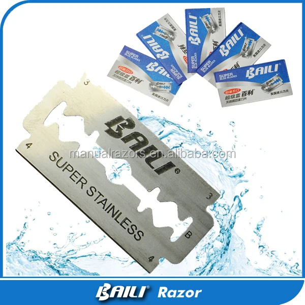 New Design Super Blue Stainless Steel Shaving Blades For Double Edge Razor