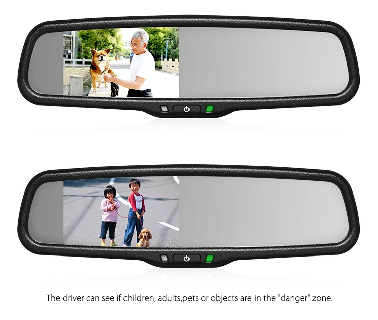 Factory Oem Lcd Screen High Brightness Car Rear View Mirror Car Monitor