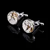 Fashion Mechanical watch movement cufflink wholesale cuff button