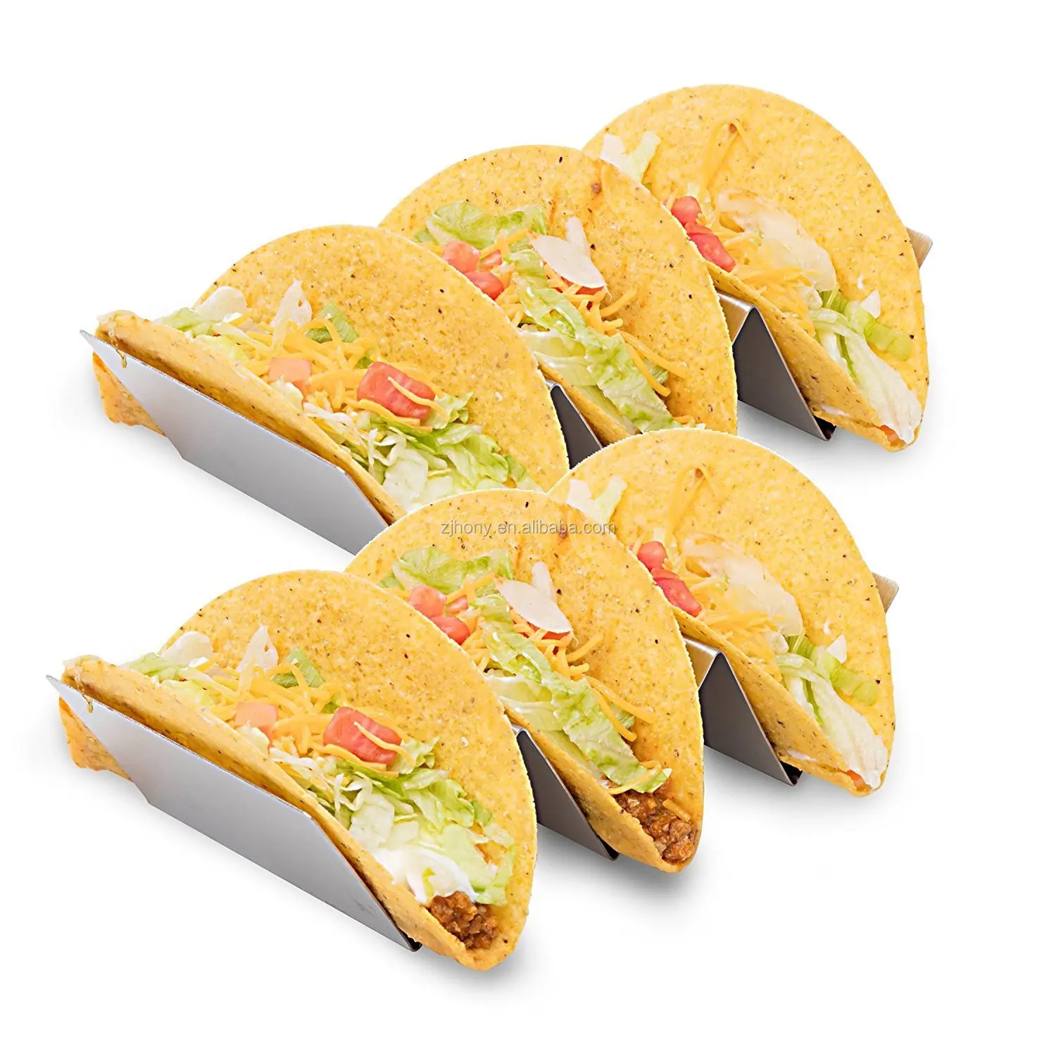 Plato Desechable Para Tacos Con 3 Compartimentos - Mantiene
