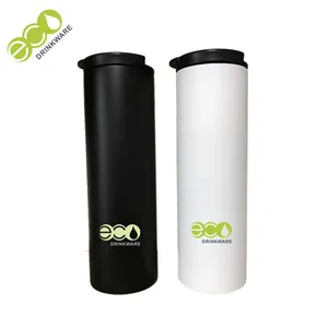 Image of GV009 no minimum 450ML/16OZ Travel double wall Vacuum Insulated Stainless Steel coffee Tumbler Wholesale With flip Lid