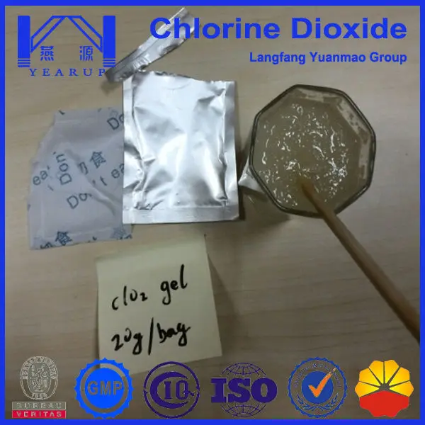 
20g Chlorine Dioxide Powder Gel for Space Disinfectant 