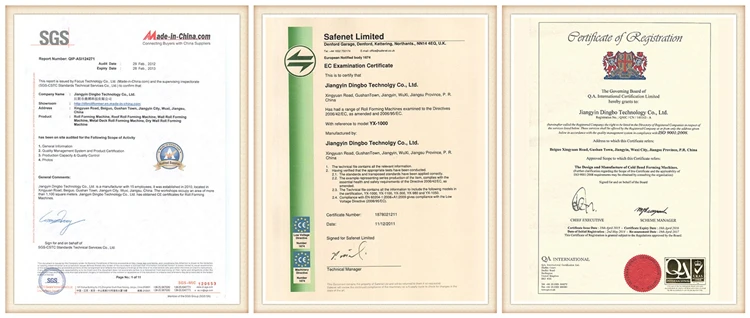 Full Automatic Panasonic PLC Control Fire Damper Cold Roll Forming Machine