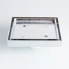15X15 Cm Anti-Odor Design Concrete Tile Insert Brass Invisible Type Plastic Core Pvc Floor Drain