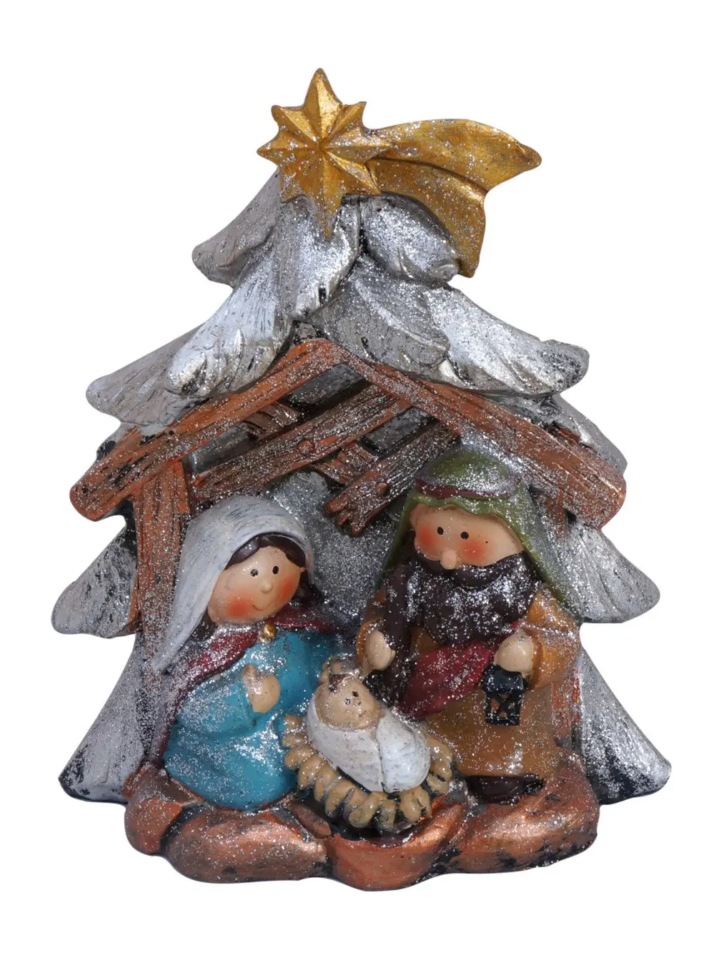 get quotations glittered metallic holy family christmas nativity desktop scenes tree - Christmas Nativity Scenes get quotations glittered metallic holy family christmas nativity desktop scenes tree - Christmas Nativity Scenes