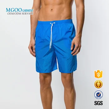 blue swim shorts