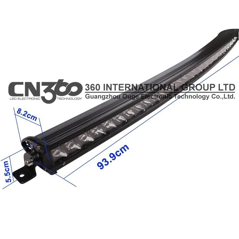 37 Inch 180w 4x4 Best Curved Led Light Bar Off Road Led Car Light,Auto