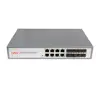 QOS STP/RSTP IGMP DHCP SNMP VLAN ERPS Function 8 PoE+8 SFP network Switch for cctv system