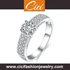 Wholesale Fashion Designer Quilt Wedding Ring Silver Ring Models For Gents Splint Price List