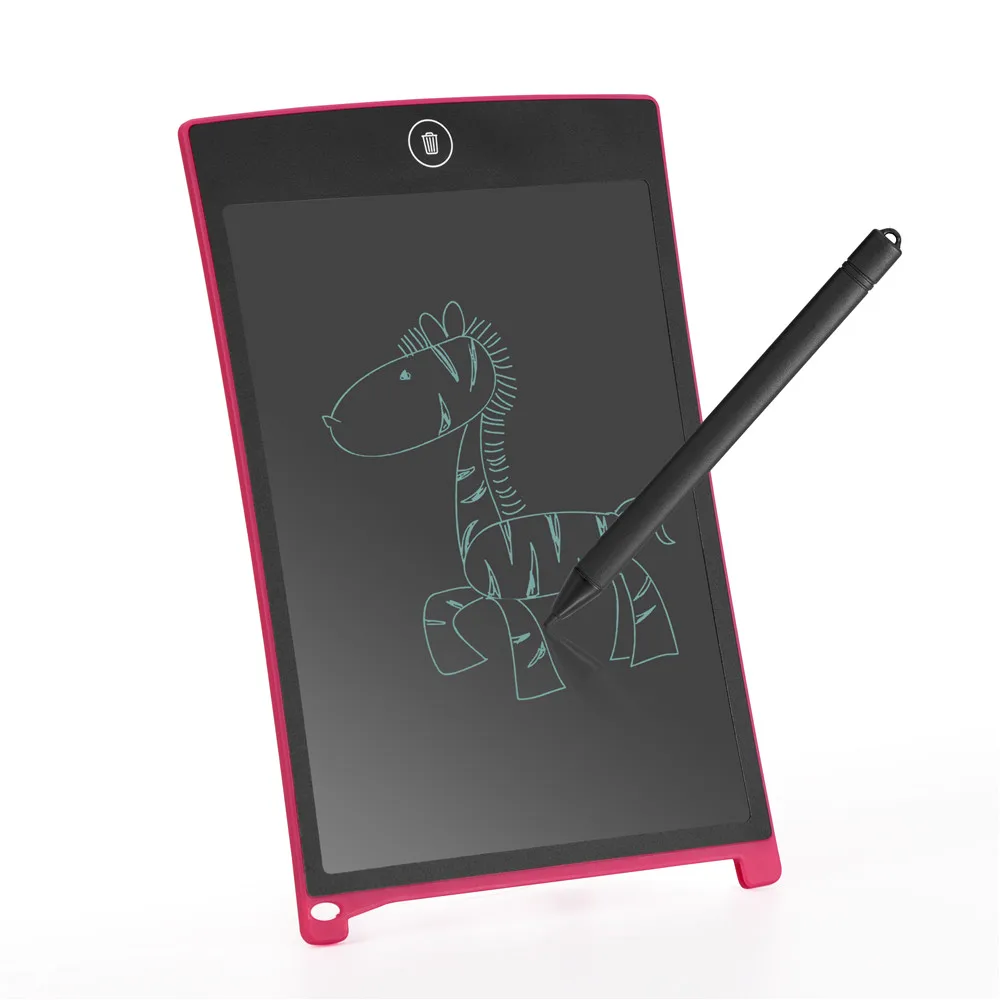 

Office Supplies 8.5 Inch Digital Notepad Writing Drawing Board Kids Graphic Tablet, Green,blue,pink,black,white