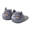 3D Fun High Quality fluffy plush animal shaped indoor Slippers for adults