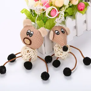 Image of natural New Arrival Pet Products Interactive cat toy with rattan ball
