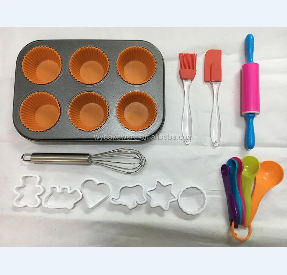 
High Quality kids baking set non stick baking set 