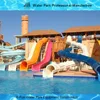 Adult and Children Fiberglass Combination Colorful Water Ride for Swimming pool