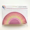 customer lovely rainbow sticky note,memo pad