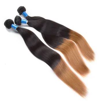 Cheap Price Virgin Yaki Human Hair Wet And Wavy Two Tone Color
