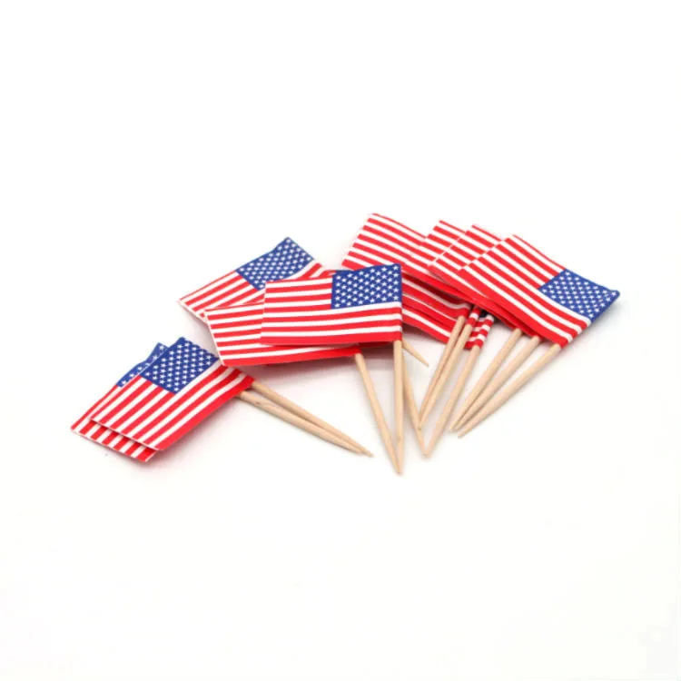 Party Supply Decorative Food Flag Toothpick Skewers Buy Food Flag