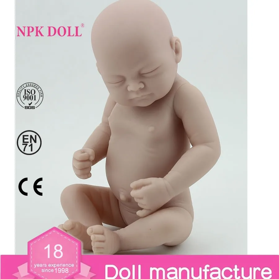 Silicone Reborn Baby Doll Kits Full Body Vinyl 10 Inch Mini Parts Mold Unpaited Doll Sleeping Girl Doll Diy Buy Reborn Doll Kits Vinyl Doll Kits Reborn Doll Mold Product On Alibaba Com