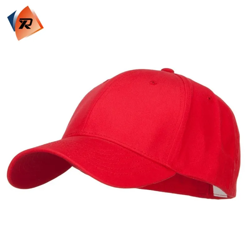 plain red baseball cap