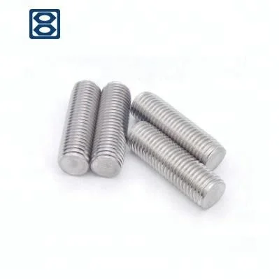 
Haiyan Bafang carbon steel or stainless steel threaded metal rod DIN975 thread rod 
