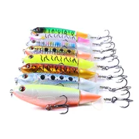 

Whopper Popper 9cm 17g Topwater Fishing Lure Artificial Bait Hard Plopper Soft Rotating Tail Fishing Tackle Geer