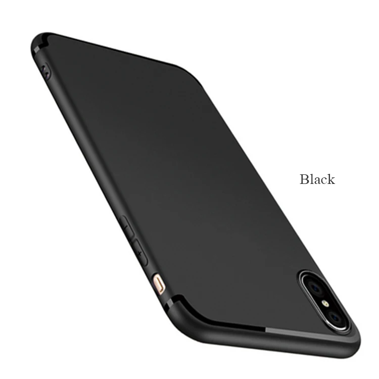 

DFIFAN Wholesale solid black case for iphone x xs soft matte black phone case for iphone x case for iphone xs ultra thin cases