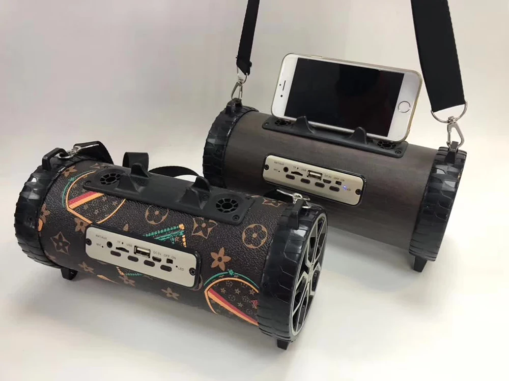 10W portable 12 inch trolley speaker Audio Wireless Outdoor Soundbar Stereo Speaker Hands-Free music player speakers - ANKUX.COM