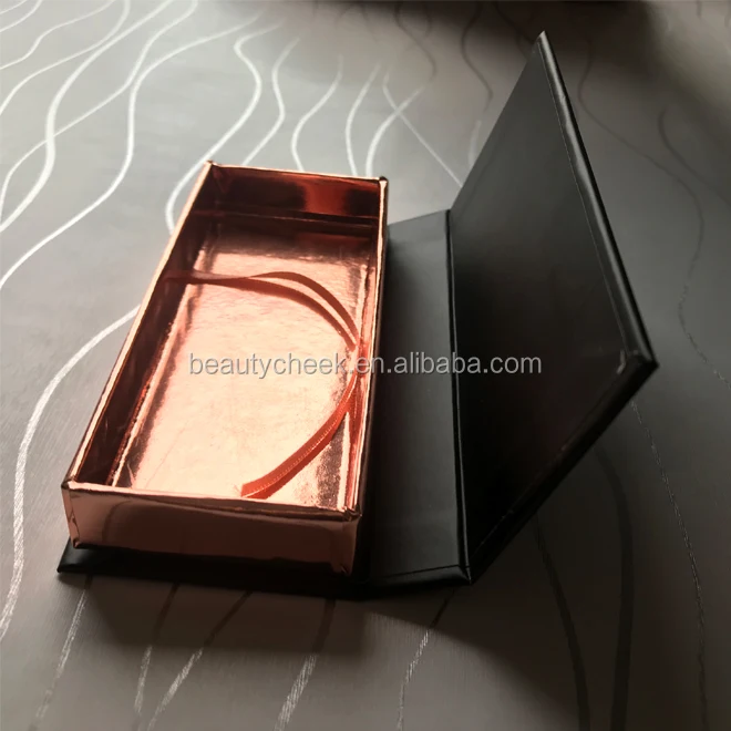 Wholesale Custom logo eyelash box Vendor empty 3D eyelashes package case eyelashes magnetic box book