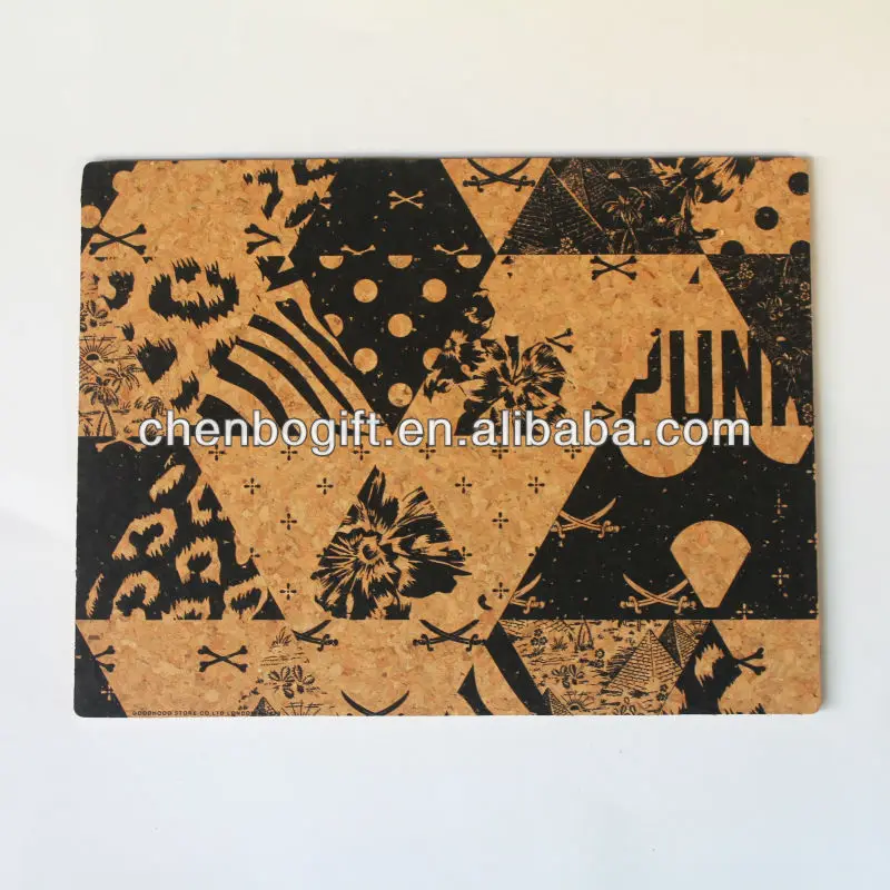 Hot Sale Kitchen Round Cork Placemat,Home Cork Table Mat And Coaster,Merry Christmas Cork Backed