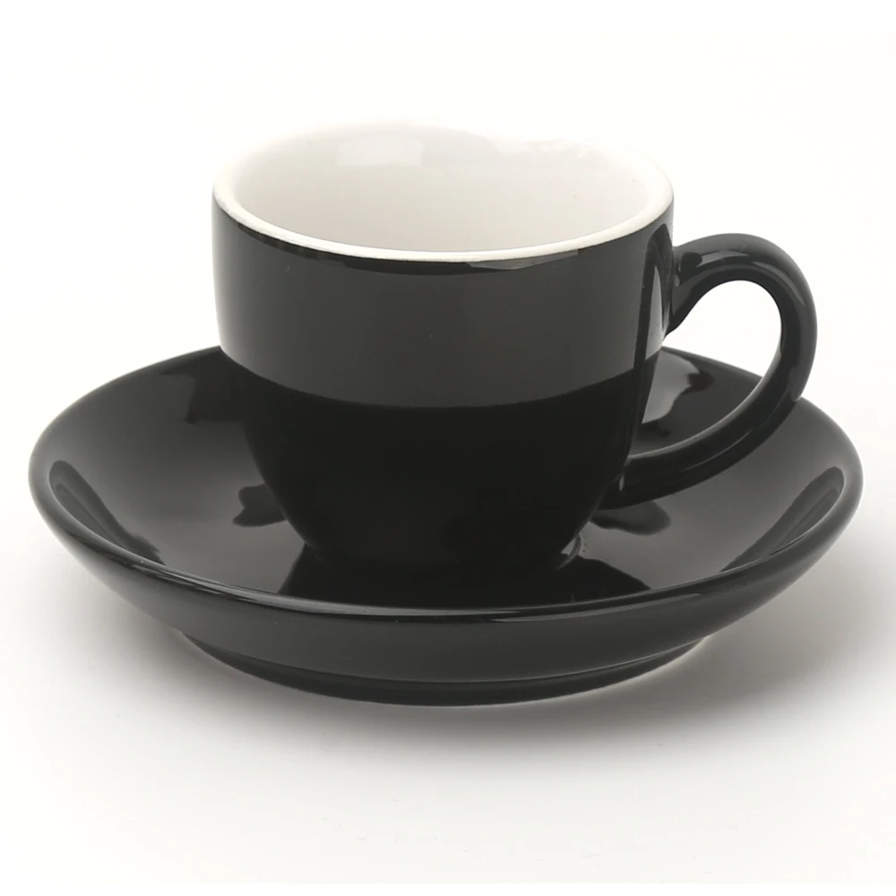 

3.5oz Ceramic Porcelain Espresso Coffee Cups And Saucers Sets