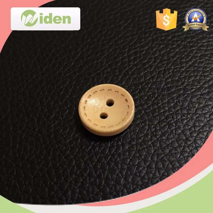 Customized Colorful Round Wooden Button Natural Wood Button for Garments