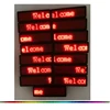 high brightness led scrolling words worldwide languages LED name tag