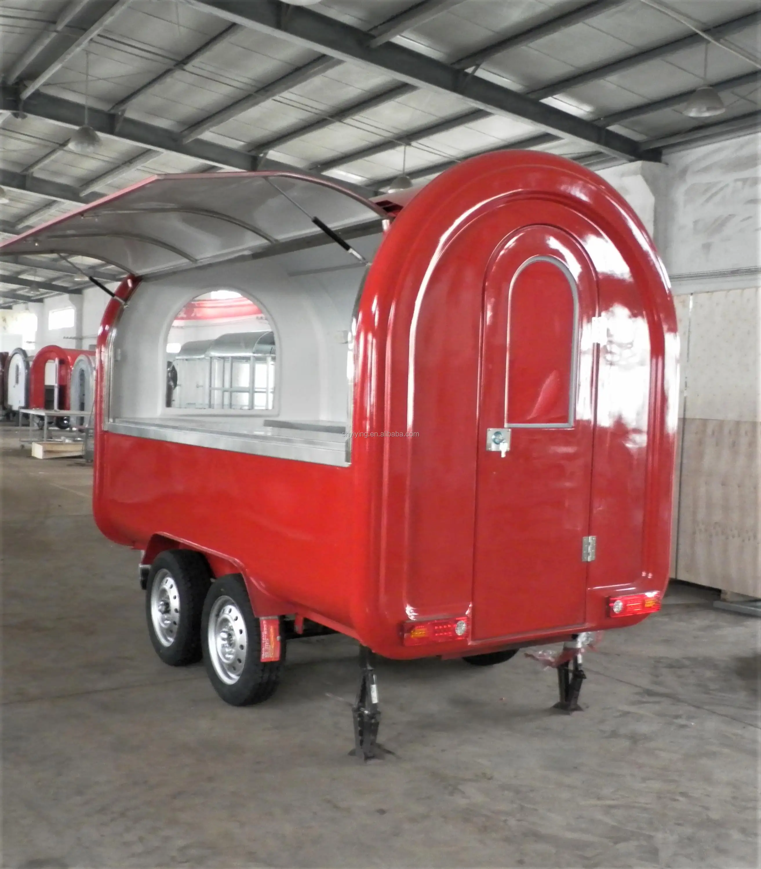 Delicate Colors Food Cart Sweet Corn Cart Electric Mobile Food Cart