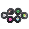 6Pcs/set Table Cup Mat Home Decor CD Disc Record Retro Vinyl Coasters Coffee Drink Placemat Tableware Spinning