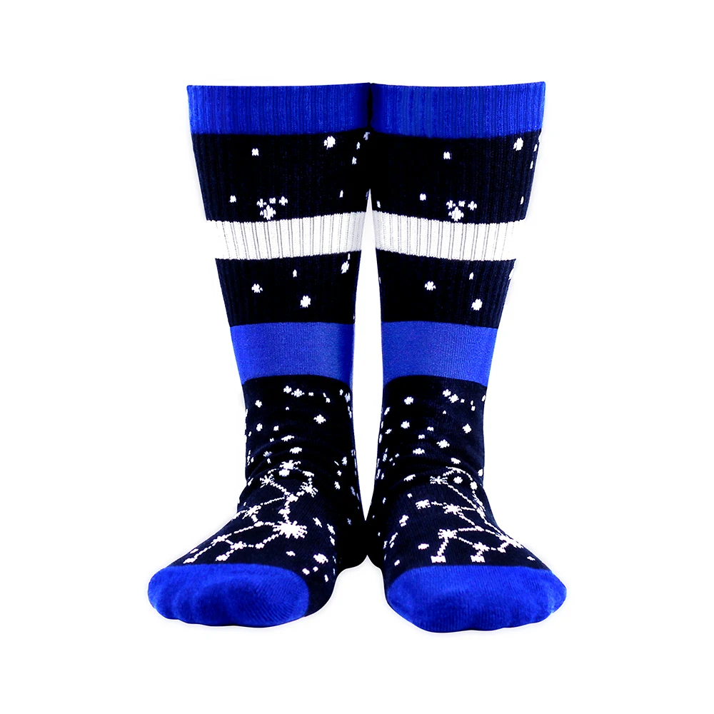 Crew Socks Fashion Constellation Designs Women Socks Sports Terry Socks For Men