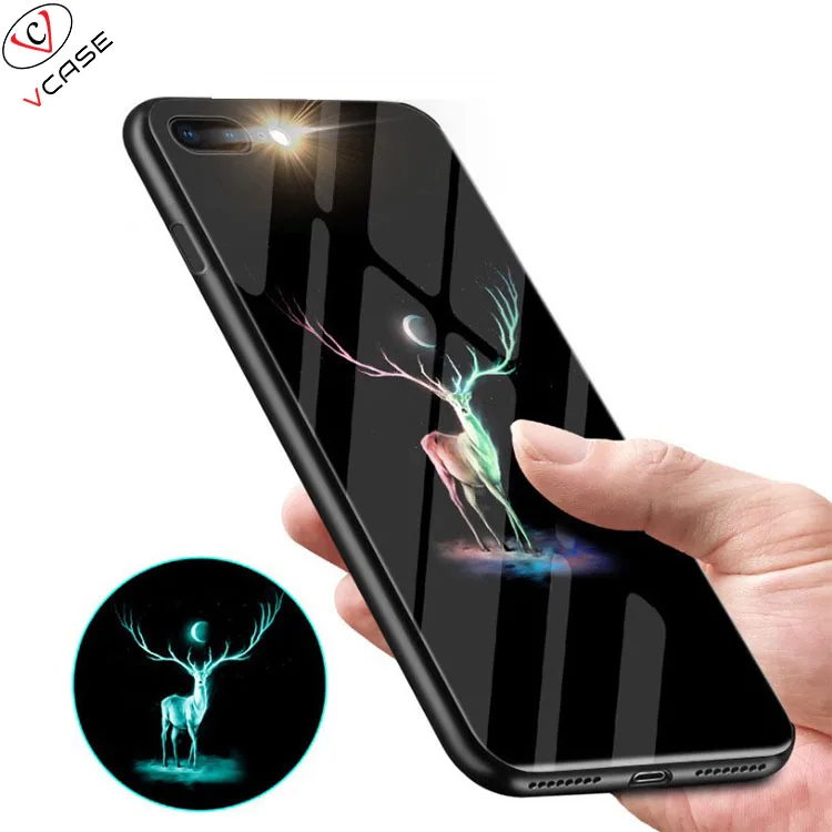 

VCASE Fashion Nigh Light Free Sample Phone Cover Luminous Case For Iphone