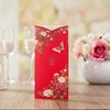WISHMADE HP001 Red Traditional Chinese Wedding Invitation Card Sample
