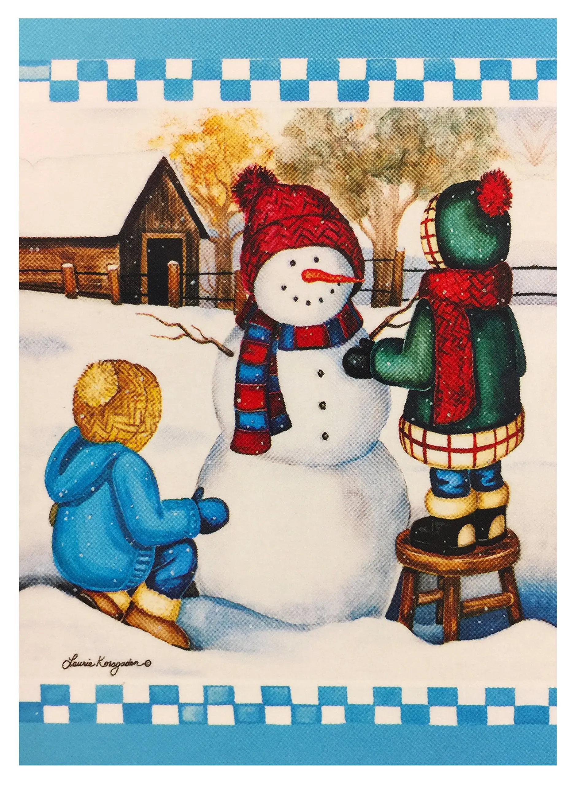 Картина для детей вот это Снеговик