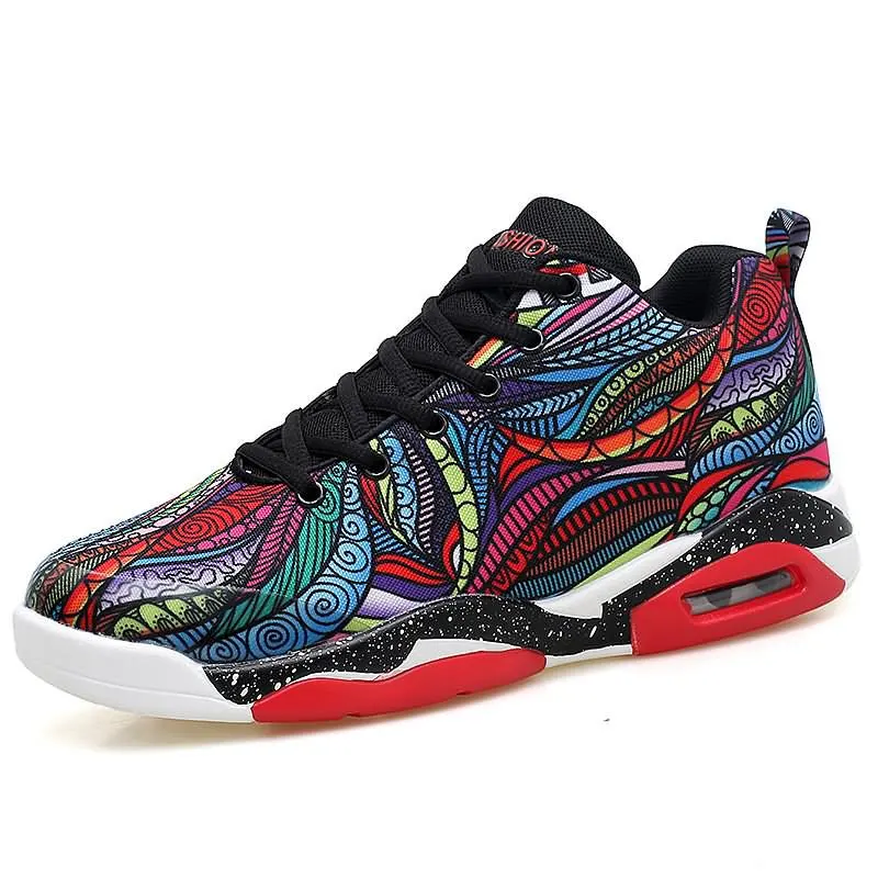 

Super stylish china high fashion footwear factory wholesale big size love's sneakers men and women basketball shoes, 4 color ways