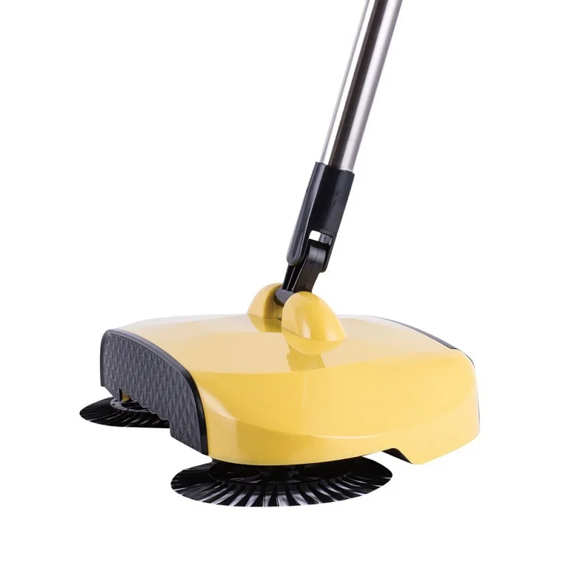 Stainless Steel Hand-propelled Sweeping Machine Push Type Magic Broom Sweepers Dustpan Household Cleaning Tools