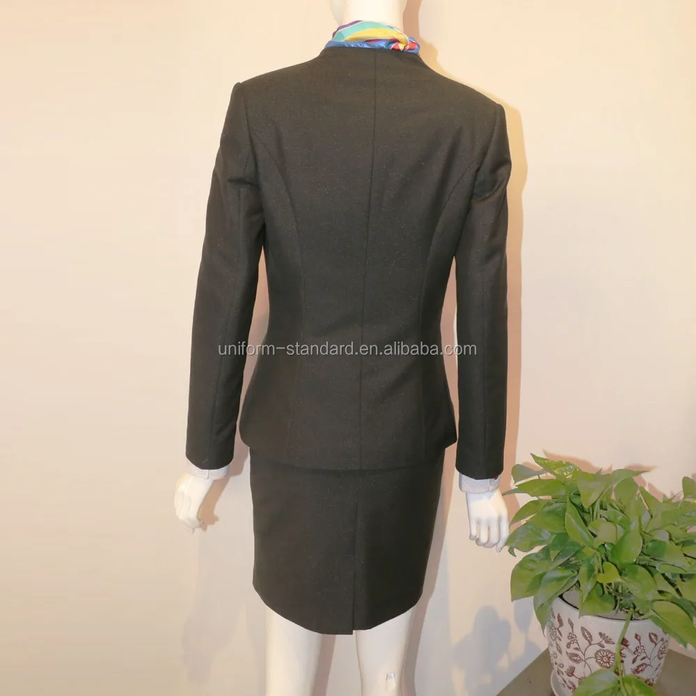 
iGift Custom Bank Uniform Design For Women High Quality OEM Bank Uniform 