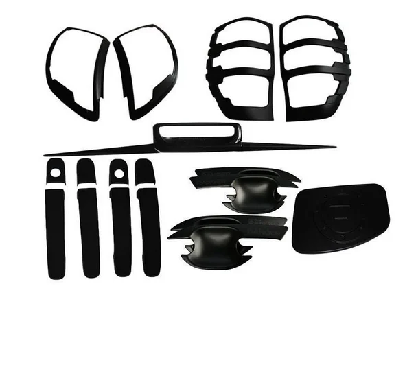

For ranger T6 wildtrak accessories ABS black kit full set for ranger T6 wildtrak 2012 2013 2014 pickup