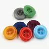 hot sale 4-hole round colored genuine tagua nut corozo buton for shirt