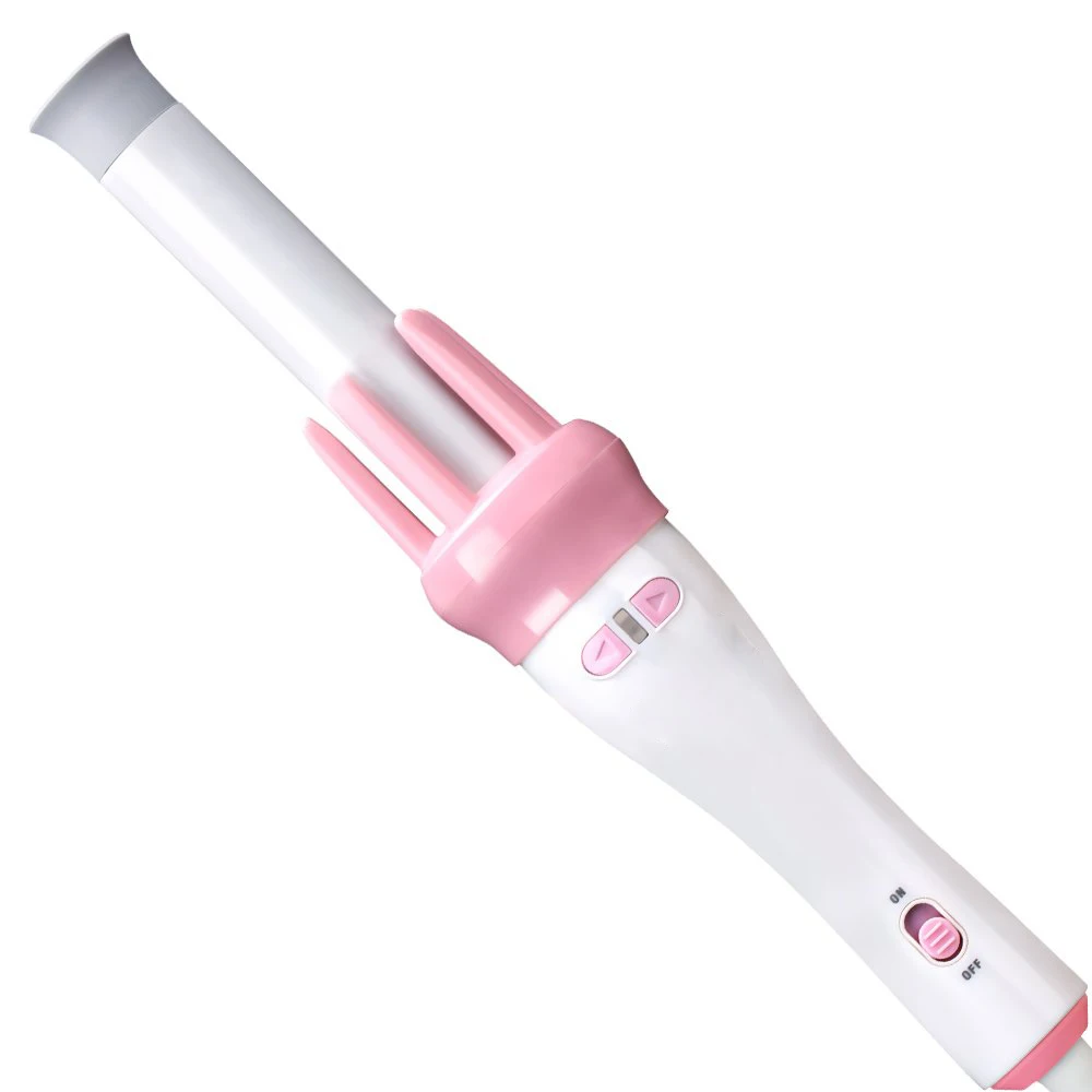 

2019 New Arrival Spiral Hair Curler Curling for wave hair Electric Ceramic Tourmaline Auto Rotating Curling Iron for Hair Salon, White or customized color