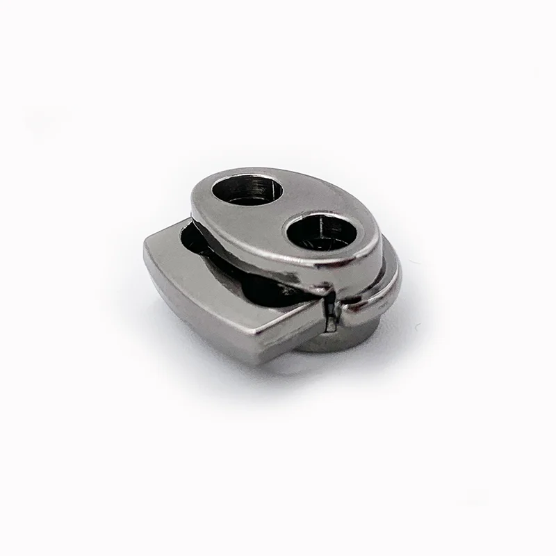 
Promotional Gun color spring rope lock stopper zinc metal spring cord lock stopper 